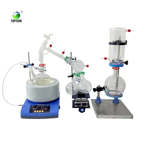 Toption Hotsale Lab piccolo 5L a breve percorso distillazione estrattore olio essenziale distillazione percorso breve