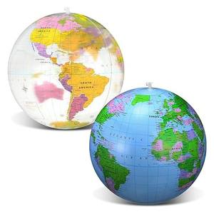 <b>Inflatable</b> PVC Tellurion Blue 12x16" Lightweight Foldable Decoration for <b>Swimming</b> <b>Pool</b> Lake River Beach-MAKE WAVES Brand - Product Image 1