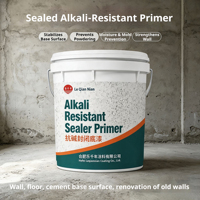 Apprêt acrylique résistant aux alcalis pour usage intérieur et extérieur, revêtement liquide transparent à faible teneur en COV, adapté aux murs
