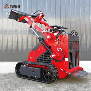 Mini-chargeuse sur pneus Tienu 2026 avec moteur diesel et déplacement sur chenilles, godet haute efficacité pour l'agriculture et le jardinage - Product Image 5