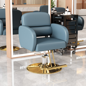 Silla de Peluquería Profesional de 360 Grados para Salón de Belleza y Barbería, Muebles para Peluquería, Silla de Trabajo para Estilismo - Product Image 1