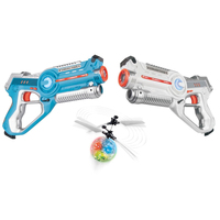 Ensemble de pistolets laser de tir de combat pour enfants, jouet de tir au laser avec gilet de combat