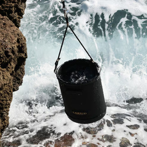 Shimano Water <b>Bucket</b> BK-151Z Portable <b>Folding</b> With Rope For Sea Beach Shore Fishing Saltwater Fish Resin Material - Product Image 1