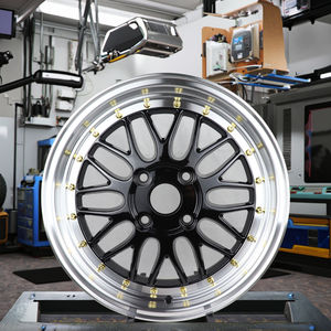 Rines de Aleación Multirradio de 15, 16 y 17 Pulgadas con Remaches Dorados Personalizados, Rines de Aluminio <span class=keywords><strong>para</strong></span> Autos de Pasajeros, Rines de Aleación de 4 y 5 Orificios - Product Image 6