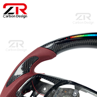 Volant personnalisé en fibre de carbone et cuir véritable pour Hyundai Sonata LED, accessoires intérieurs de voiture pour Hyundai Elantra N Kia