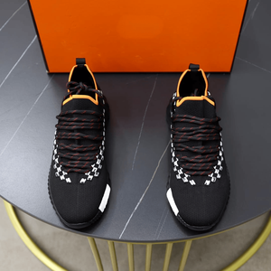 Chaussures de sport dynamiques pour hommes à amorti optimal, en daim mélangé de qualité supérieure, avec structure ventilée pour un confort réactif du pied - Product Image 6