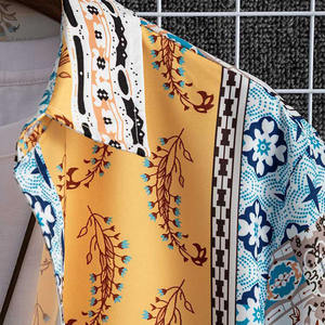 Camicie normali personalizzate e traspiranti Anti-rughe per vacanze Casual <span class=keywords><strong>camicia</strong></span> Casual per gli uomini <span class=keywords><strong>camicia</strong></span> corta con <span class=keywords><strong>Botton</strong></span> - Product Image 4