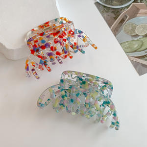 Style coréen 8.5cm acétate cheveux griffe haut de gamme Niche Design accessoire de cheveux pour <span class=keywords><strong>chignon</strong></span> nouvelle pince <span class=keywords><strong>à</strong></span> cheveux <span class=keywords><strong>à</strong></span> l'arrière de la tête - Product Image 1