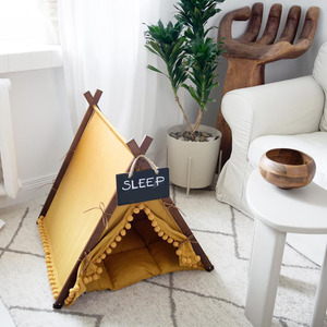 Lit tipi pour <span class=keywords><strong>chien</strong></span>, maison pour animaux de compagnie d'intérieur, tipi pour chat - Product Image 6