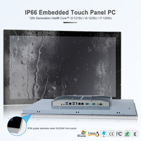 PC Industri Tanpa Kipas 24 Inci Bahan Stainless Steel Harga Pabrik All-in-one dengan Panel Sentuh Terintegrasi
