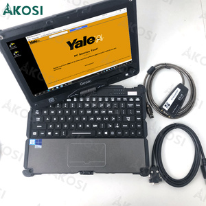 Getac V110 Laptop+forklift truck diagnosis programming for YALE HYSTER PC Service <b>Tool</b> Ifak CAN USB Interface diagnostic <b>tool</b> - Product Image 1