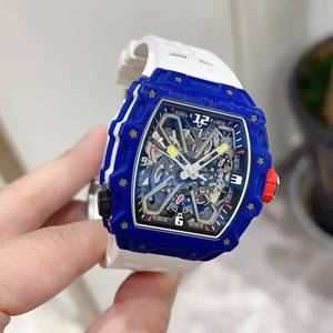 High-end luxury 3503 blue hollow movement anti-glare mirror men's luminous sports waterproof <b>mechanical</b> <b>watch</b> - Product Image 4