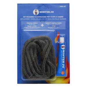 Kit de remplacement tressé avec silicone haute température 60ml Ø 12x2.5m pour outil de tournage - Product Image 1