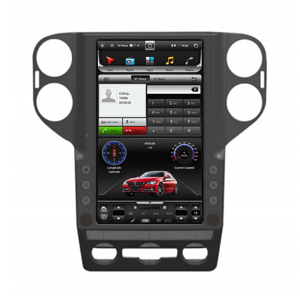 GB + 32 2GB Para Volkswagen / VW Tiguan 2019 2010-2020 Android 10 Tesla tela Construir em DSP Carplay Navi Car Multimedia Radio Player