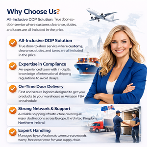 Spedizione Marittima Affidabile verso Europa e Regno Unito |   Trasporto Marittimo DDP verso l'Irlanda del Nord |   Spedizione Porta a Porta con Tasse Pagate per <span class=keywords><strong>Amazon</strong></span> <span class=keywords><strong>FBA</strong></span> e Attività Commerciali - Product Image 4