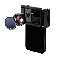 Kit d'Objectif Macro 100mm avec CPL pour iPhone 15 Pro Max, Objectif Externe HD pour Insectes, Fleurs et Bijoux