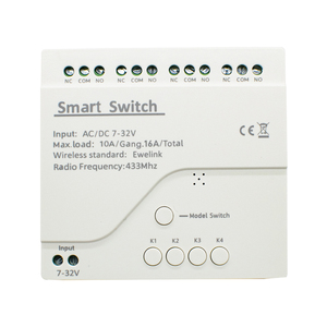 4CH 7-32V Ewelink Smart Wifi <span class=keywords><strong>Motor</strong></span> Switch Module 2 canales Inching Relay RF 433 Radio Control remoto receptor - Product Image 2