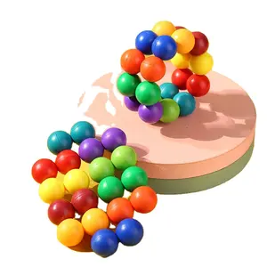 Ymagic toptan sihirli top D gökkuşağı renkli rotasyon bulmaca yapı taşı dekompresyon Fidget topu oyuncaklar
