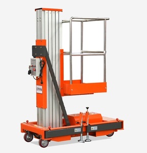 Plataforma de Trabajo Hidráulica Móvil Uni-Silent 8M, Elevador de Tijera de un Solo Mástil, 150 kg, Aleación de Aluminio, Mesa Elevadora para el Hogar GTWY6-150-1 - Product Image 2