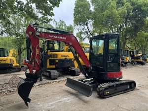 Miniexcavadora Yanmar de 3,5 toneladas fabricada en Japón, miniexcavadora Yanmar 35 de orugas usada Vio35 Vio55 Vio80 - Product Image 5