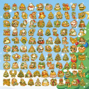 200 autocollants de Noël non répétitifs, autocollants de fête, autocollants en vinyle imperméables pour bouteilles d'eau, ordinateurs portables - Product Image 3