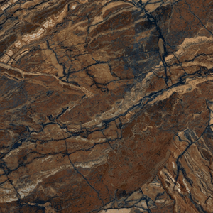 Orientbell vitrificado (GVT) 600X1200 DR Super Gloss piedra caliza marrón acabado brillante azulejos grandes azulejos de porcelana para suelo de pared grande - Product Image 1