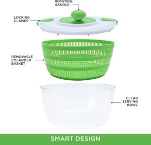 ชุดอุปกรณ์ทำสลัดในครัวพร้อมเครื่องปั่นผักแห้ง - Product Image 3