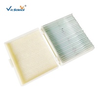 25pcs Microscope Prepared Slides Set for Medical Science Biology