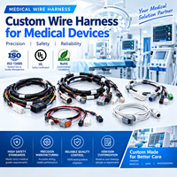 Harnais de câblage médical personnalisé, assemblage de câbles basse tension sur mesure pour équipements de diagnostic et de soins aux patients