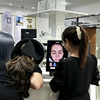 Equipo de Salón OEM de Fábrica: Dispositivo de Análisis de Piel con Detector Avanzado de Arrugas, Medición de Humedad y Simulación de Envejecimiento