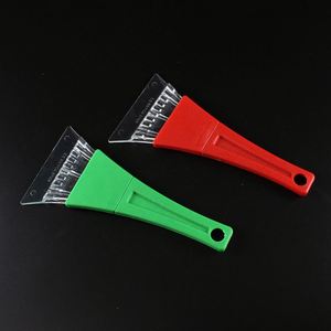 Grattoir à glace en plastique personnalisé, brosse à neige pour voitures et usage domestique - Grattoir à glace robuste pour pare-brise d'hiver, cadeaux promotionnels - Product Image 4