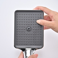 Pommeau de douche portatif ABS à 4 fonctions 106 x 138 mm avec buses en silicone Y10020