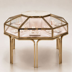 Design d'intérieur de magasin/boutique de bijoux de luxe, vitrine en verre pour bijoux, colliers, boucles d'oreilles - Product Image 4