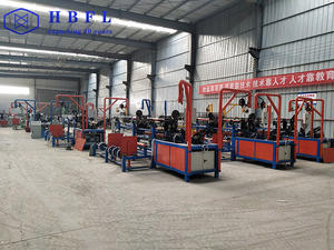 Pagar PVC berlian Spiral ganda otomatis, kawat tenun Tautan rantai pagar Mesin pembuat jaring harga produksi Motor pompa - Product Image 6