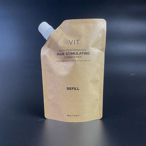 Custom Printed ECO Friendly Biodegradable <b>Stand</b> Liquid Kraft Paper <b>Bags</b> Spout Pouch - Product Image 6