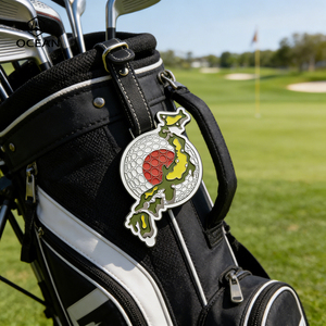 Étiquette <span class=keywords><strong>de</strong></span> <span class=keywords><strong>sac</strong></span> <span class=keywords><strong>de</strong></span> golf au design <span class=keywords><strong>original</strong></span>, personnalisable avec logo et nom, pour sacs <span class=keywords><strong>de</strong></span> golf - Product Image 3