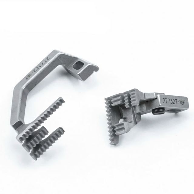 277327-16 + 277329-16 Feed Dog Set for Pegasus EX3215-02A EX3216-03 Coverstitch Sewing Machine Stitch Size 5x5 5X6