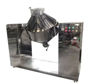 Herb Powder Granule Mixer Stainless Steel Drum Mixer 360 Degrees Rotating Barbecue Seasoning Mixer