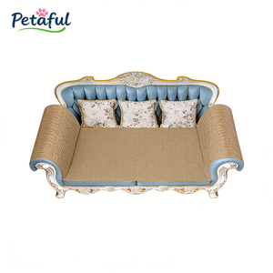 Großhandel Luxuriöses Hochwertiges Wellpappe Modernes Umweltfreundliches Kratzbett Krallenfreundliches Langlebiges Großes Katzenbett - Product Image 2