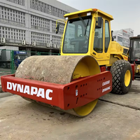 Compacteur à double tambour Dynapac Ca602 Ca6500d d'occasion avec moteur et pompe, puissance 150KW, à Shanghai