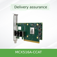 Tarjeta de Red Interna PCI Express Original Mellanox Connect X-5 MCX515A-CCAT MCX516A-CCAT de 10/100/1000 Mbps