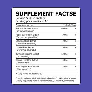 Comprimés Détoxifiants Hépatiques de Haute Qualité avec Extrait de Racine de Réglisse – Soutien Digestif, Stimulation du Métabolisme, Comprimés pour le Bien-être - Product Image 2