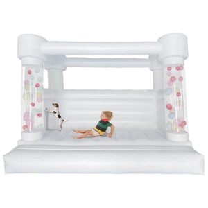 Château gonflable transparent portable pour extérieur, petit modèle, blanc - Product Image 3
