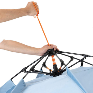 Carpa de Playa Plegable Portátil Ultraligera E-RIKE con Protección Solar UPF50+, Estructura de Fibra de Vidrio, Apertura Automática - Product Image 4