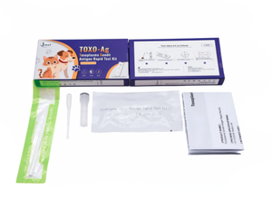 Kit de test rapide d'anticorps et d'antigènes TOXO IgG IgM pour chiens et chats, test de diagnostic vétérinaire Toxoplasma Gondii - Product Image 1