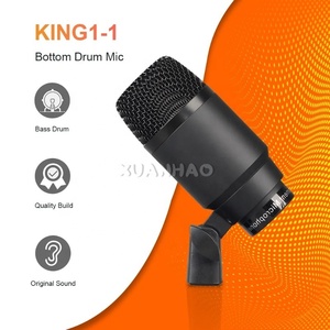 Ensemble de microphones pour batterie professionnel 7 pièces, design léger à réduction de bruit pour enregistrement en studio et performance live <span class=keywords><strong>KING</strong></span>-717 - Product Image 5
