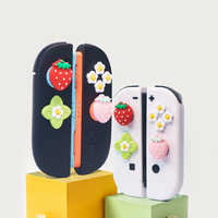 Kit de protection Fraise : Capuchons antidérapants en silicone pour joysticks Switch 2 et protections de manettes pour NS 2 Lite Oled