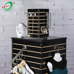 Xách tay xoay Countertop Gondola Kệ bán lẻ slatwall hiển thị đứng - Product Image 4