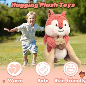 Peluche de Ardilla de 10 Pulgadas con Piñ<span class=keywords><strong>a</strong></span>, Suave y Adorable, Compañero de <span class=keywords><strong>Sueño</strong></span> para Niños y Bebés - Product Image 3