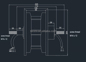 7000 Wát động cơ điện tốc độ trên 120 km/h 13inch điện Scooter Hub động cơ DC 60V/72V siêu điện không chổi than điện bánh xe động cơ - Product Image 5
